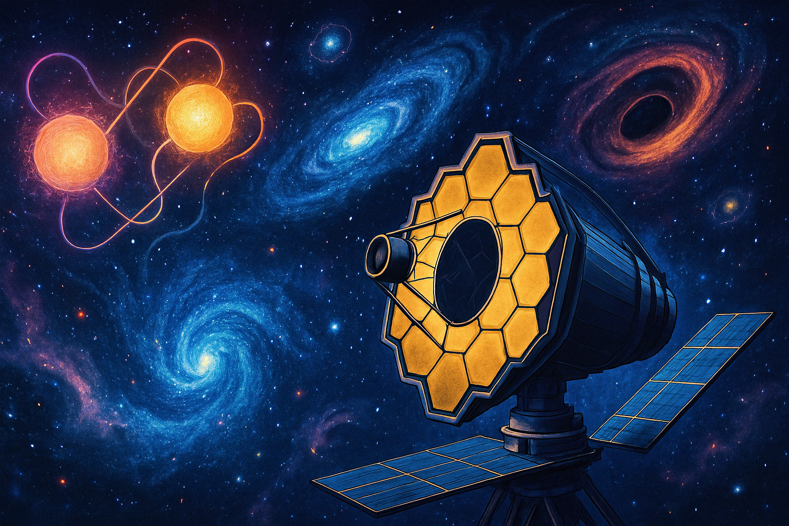 Explorando el Universo con Telescopios Cuánticos Espaciales