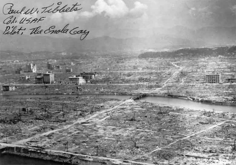 Destrucción de Hiroshima tras la bomba atómica