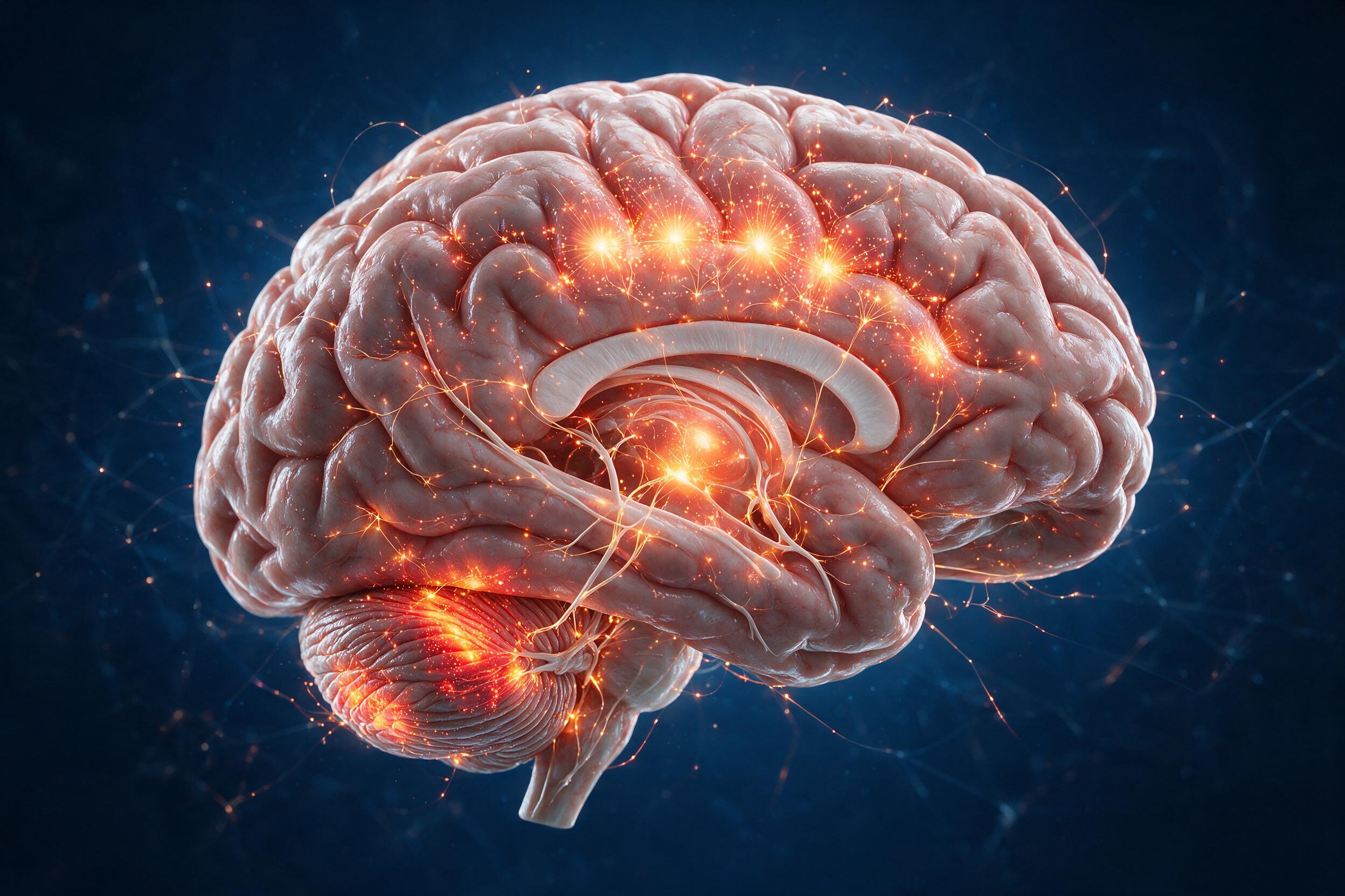 Imagen cerebral de activación durante la visualización deportiva