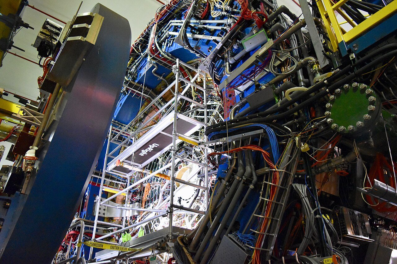 Vista del detector STAR en el colisionador RHIC de Brookhaven